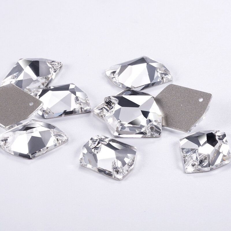 Cristal Cósmico 10x14mm Plata con 36 piezas