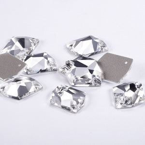 Cristal Cósmico 10x14mm Plata con 36 piezas