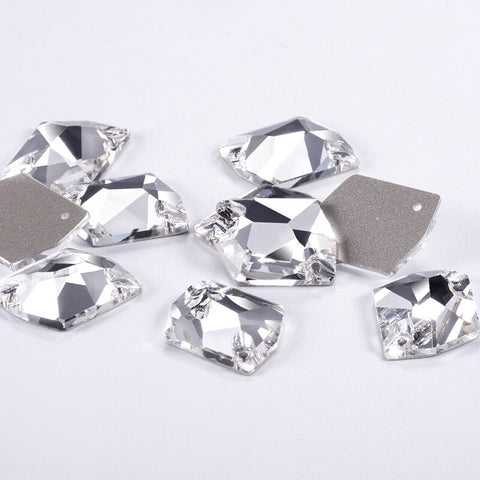 Cristal Cósmico 10x14mm Plata con 36 piezas